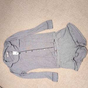 NWT UGG Nya Short Pajamas Thin Navy Stripe - Size Small